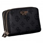Geldbörse Laurel II 4G-Logo Peony mit Griffschlaufe Black, Farbe: schwarz, Marke: Guess, EAN: 0190231996460, Abmessungen in cm: 15x10x3.5, Bild 2 von 4