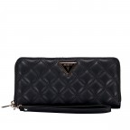 Geldbörse Giully II mit Griffschlaufe Black, Farbe: schwarz, Marke: Guess, EAN: 0190231960102, Abmessungen in cm: 20.5x10x2.5, Bild 1 von 5