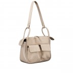 Beuteltasche Velours Beige, Farbe: beige, Marke: Hausfelder Manufaktur, EAN: 4065646027114, Abmessungen in cm: 31x25.5x12.5, Bild 2 von 7