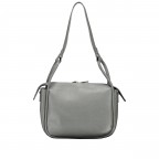 Beuteltasche Velours Dunkelgrau, Farbe: grau, Marke: Hausfelder Manufaktur, EAN: 4065646027121, Abmessungen in cm: 31x25.5x12.5, Bild 3 von 7