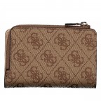 Geldbörse Laurel II 4G-Logo Latte, Farbe: braun, Marke: Guess, EAN: 0190231960577, Abmessungen in cm: 12.3x8x2, Bild 3 von 4