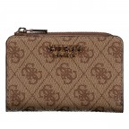 Geldbörse Laurel II 4G-Logo Latte, Farbe: braun, Marke: Guess, EAN: 0190231960577, Abmessungen in cm: 12.3x8x2, Bild 1 von 4