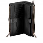 Geldbörse / Handytasche Laurel II 4G-Logo mit Griffschlaufe Coal, Farbe: anthrazit, Marke: Guess, EAN: 0190231977827, Abmessungen in cm: 18.5x11x2.5, Bild 5 von 5