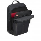 Rucksack Urban Eye Backpack expandable mit Laptopfach 17.3 Zoll Black, Farbe: schwarz, Marke: Samsonite, EAN: 5400520256362, Abmessungen in cm: 32x47x22, Bild 8 von 10