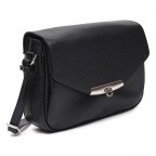 Umhängetasche Cormorano Leah Black, Farbe: schwarz, Marke: Adax, EAN: 5705483265193, Abmessungen in cm: 24x17x6.5, Bild 2 von 7