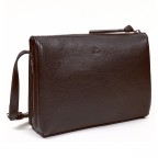 Umhängetasche Riva Lotta Dark Brown, Farbe: braun, Marke: Adax, EAN: 5705483268149, Abmessungen in cm: 24x18x6, Bild 2 von 4