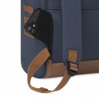 Rucksack Adventurer Large Chicago mit zwei auswechselbaren Vortaschen Navy, Farbe: blau/petrol, Marke: Cabaia, EAN: 3701328319443, Abmessungen in cm: 29x46x17, Bild 10 von 10