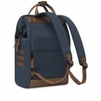 Rucksack Adventurer Large Chicago mit zwei auswechselbaren Vortaschen Navy, Farbe: blau/petrol, Marke: Cabaia, EAN: 3701328319443, Abmessungen in cm: 29x46x17, Bild 6 von 10