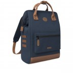 Rucksack Adventurer Large Chicago mit zwei auswechselbaren Vortaschen Navy, Farbe: blau/petrol, Marke: Cabaia, EAN: 3701328319443, Abmessungen in cm: 29x46x17, Bild 4 von 10
