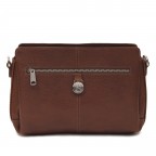 Umhängetasche Cormorano Dea Walnut, Farbe: cognac, Marke: Adax, EAN: 5705483273112, Abmessungen in cm: 24x16x8, Bild 3 von 7