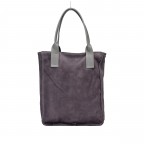 Shopper Velours Dunkelgrau, Farbe: grau, Marke: Hausfelder Manufaktur, EAN: 4065646027213, Abmessungen in cm: 32x39x11, Bild 3 von 7