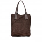 Shopper Velours Dunkelbraun, Farbe: braun, Marke: Hausfelder Manufaktur, EAN: 4065646027237, Abmessungen in cm: 32x39x11, Bild 3 von 7
