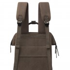 Rucksack Adventurer Medium Soyo mit zwei auswechselbaren Vortaschen Dunkelbraun, Farbe: braun, Marke: Cabaia, EAN: 3667022017712, Abmessungen in cm: 27x41x16, Bild 11 von 12