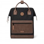 Rucksack Adventurer Medium Trogir mit zwei auswechselbaren Vortaschen Schwarz, Farbe: schwarz, Marke: Cabaia, EAN: 3667022017477, Abmessungen in cm: 27x41x16, Bild 2 von 12