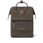 Rucksack Adventurer Large Soyo mit zwei auswechselbaren Vortaschen Dunkelbraun, Farbe: braun, Marke: Cabaia, EAN: 3667022017392, Abmessungen in cm: 29x49x17, Bild 2 von 10