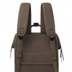 Rucksack Adventurer Large Soyo mit zwei auswechselbaren Vortaschen Dunkelbraun, Farbe: braun, Marke: Cabaia, EAN: 3667022017392, Abmessungen in cm: 29x49x17, Bild 9 von 10