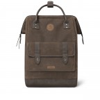 Rucksack Adventurer Large Soyo mit zwei auswechselbaren Vortaschen Dunkelbraun, Farbe: braun, Marke: Cabaia, EAN: 3667022017392, Abmessungen in cm: 29x49x17, Bild 3 von 10