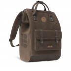 Rucksack Adventurer Large Soyo mit zwei auswechselbaren Vortaschen Dunkelbraun, Farbe: braun, Marke: Cabaia, EAN: 3667022017392, Abmessungen in cm: 29x49x17, Bild 4 von 10