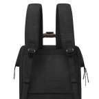 Rucksack Adventurer Large Trogir mit zwei auswechselbaren Vortaschen Schwarz, Farbe: schwarz, Marke: Cabaia, EAN: 3667022017804, Abmessungen in cm: 29x49x17, Bild 9 von 10