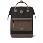 Rucksack Adventurer Large Trogir mit zwei auswechselbaren Vortaschen Schwarz, Farbe: schwarz, Marke: Cabaia, EAN: 3667022017804, Abmessungen in cm: 29x49x17, Bild 2 von 10