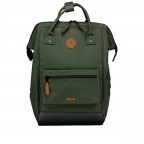 Rucksack Adventurer Large Coromandel mit zwei auswechselbaren Vortaschen Dunkelgrün, Farbe: grün/oliv, Marke: Cabaia, EAN: 3667022017491, Abmessungen in cm: 29x46x17, Bild 3 von 10