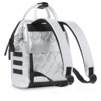 Rucksack Adventurer Small Astana mit zwei auswechselbaren Vortaschen Silber, Farbe: metallic, Marke: Cabaia, EAN: 3667022018023, Abmessungen in cm: 23x32x13, Bild 6 von 12