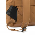 Rucksack Adventurer Small Metz mit zwei auswechselbaren Vortaschen Hellbraun, Farbe: braun, Marke: Cabaia, EAN: 3667022017880, Abmessungen in cm: 23x32x13, Bild 12 von 12