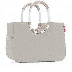 Tasche Loopshopper L Heringbone Sand, Farbe: beige, Marke: Reisenthel, EAN: 4012013736360, Abmessungen in cm: 46x34.5x25, Bild 2 von 5