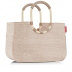Tasche Loopshopper L Frame Twist Coffee, Farbe: beige, Marke: Reisenthel, EAN: 4012013727979, Abmessungen in cm: 46x34.5x25, Bild 2 von 5