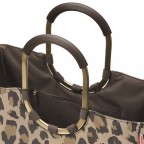 Tasche Loopshopper L Frame Leo Macchiato, Farbe: braun, Marke: Reisenthel, EAN: 4012013737213, Abmessungen in cm: 46x34.5x8, Bild 3 von 8
