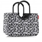 Tasche Loopshopper L Frame Leo Nero, Farbe: grau, Marke: Reisenthel, EAN: 4012013741418, Abmessungen in cm: 46x34.5x8, Bild 2 von 8