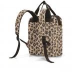 Rucksack Allrounder R Leo Macchiato, Farbe: braun, Marke: Reisenthel, EAN: 4012013735691, Abmessungen in cm: 31x39x17, Bild 2 von 6