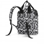 Rucksack Allrounder R Leo Nero, Farbe: grau, Marke: Reisenthel, EAN: 4012013741791, Abmessungen in cm: 31x39x17, Bild 2 von 6
