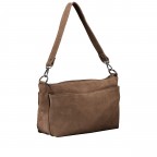 Umhängetasche Velours Taupe, Farbe: taupe/khaki, Marke: Hausfelder Manufaktur, EAN: 4065646027244, Abmessungen in cm: 29x17.5x10.5, Bild 2 von 7