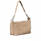 Umhängetasche Velours Sand, Farbe: beige, Marke: Hausfelder Manufaktur, EAN: 4065646027251, Abmessungen in cm: 29x17.5x10.5, Bild 2 von 7