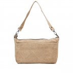 Umhängetasche Velours Sand, Farbe: beige, Marke: Hausfelder Manufaktur, EAN: 4065646027251, Abmessungen in cm: 29x17.5x10.5, Bild 3 von 7