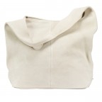 Beuteltasche Velours Ecru, Farbe: beige, Marke: Hausfelder Manufaktur, EAN: 4065646027282, Abmessungen in cm: 32.5x32x17, Bild 3 von 5