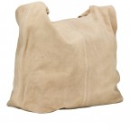 Beuteltasche Velours Sand, Farbe: beige, Marke: Hausfelder Manufaktur, EAN: 4065646027305, Abmessungen in cm: 32.5x32x17, Bild 2 von 5