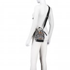 Umhängetasche Nano Bag Luanda Schwarz Weiß, Farbe: weiß, Marke: Cabaia, EAN: 3667022015190, Abmessungen in cm: 12x18x8.5, Bild 6 von 8