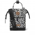 Umhängetasche Nano Bag Luanda Schwarz Weiß, Farbe: weiß, Marke: Cabaia, EAN: 3667022015190, Abmessungen in cm: 12x18x8.5, Bild 1 von 8