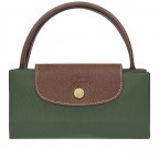 Handtasche Le Pliage S Englischgrün, Farbe: grün/oliv, Marke: Longchamp, EAN: 3597922786831, Abmessungen in cm: 23x22x14, Bild 6 von 7