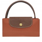 Handtasche Le Pliage S Ziegelrot, Farbe: orange, Marke: Longchamp, EAN: 3597922786862, Abmessungen in cm: 23x22x14, Bild 6 von 7