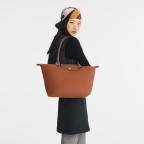 Shopper Le Pliage Shopper L Ziegelrot, Farbe: orange, Marke: Longchamp, EAN: 3597922787203, Abmessungen in cm: 31x30x19, Bild 4 von 7