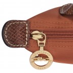 Kosmetiktasche Le Pliage Pochette Ziegelrot, Farbe: orange, Marke: Longchamp, EAN: 3597922787487, Abmessungen in cm: 17x10x5.5, Bild 6 von 6