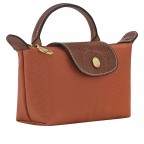 Kosmetiktasche Le Pliage Pochette Ziegelrot, Farbe: orange, Marke: Longchamp, EAN: 3597922787487, Abmessungen in cm: 17x10x5.5, Bild 2 von 6