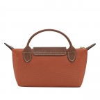 Kosmetiktasche Le Pliage Pochette Ziegelrot, Farbe: orange, Marke: Longchamp, EAN: 3597922787487, Abmessungen in cm: 17x10x5.5, Bild 3 von 6