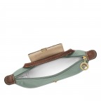 Kosmetiktasche Le Pliage Pochette Celadon, Farbe: grün/oliv, Marke: Longchamp, EAN: 3597922789238, Abmessungen in cm: 17x10x5.5, Bild 5 von 6