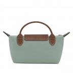 Kosmetiktasche Le Pliage Pochette Celadon, Farbe: grün/oliv, Marke: Longchamp, EAN: 3597922789238, Abmessungen in cm: 17x10x5.5, Bild 3 von 6