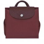 Rucksack Le Pliage Green 919-10284 Granatapfel, Farbe: rot/weinrot, Marke: Longchamp, EAN: 3597922787401, Abmessungen in cm: 28x34x10, Bild 6 von 7