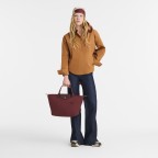 Handtasche Le Pliage Green Handtasche M Granatapfel, Farbe: rot/weinrot, Marke: Longchamp, EAN: 3597922786992, Abmessungen in cm: 30x28x20, Bild 4 von 6